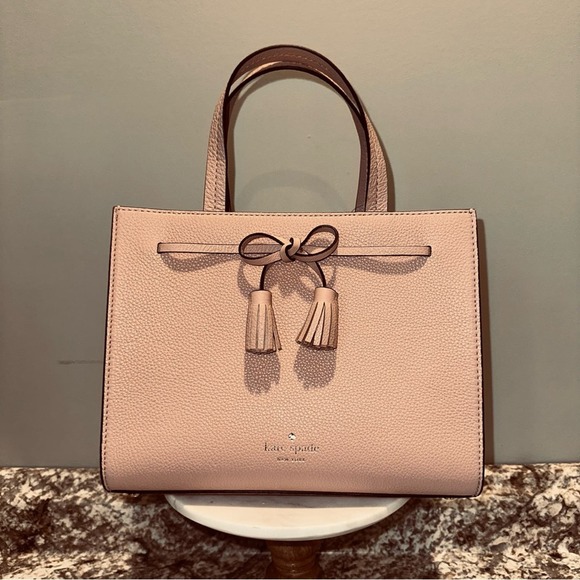 Kate Spade - Hayes Street Small Satchel, Roseycheeks color, NWT - Picture 7 of 10